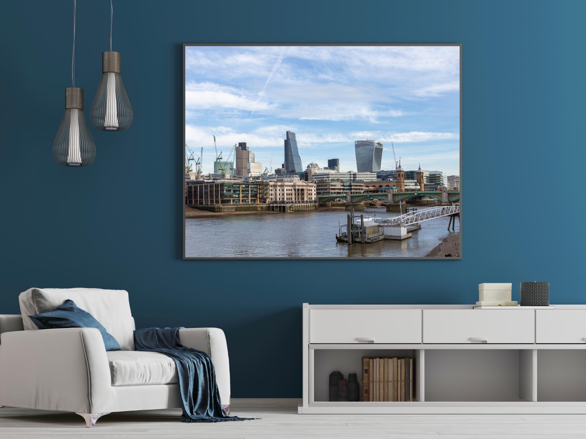 River Thames and the Walkie Talkie Building in the background.London Architectural Photographer, Liane Ryan Photography